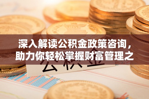 仁布深入解读公积金政策咨询，助力你轻松掌握财富管理之道