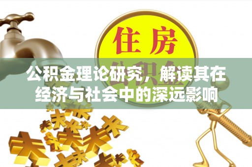 仁布公积金理论研究，解读其在经济与社会中的深远影响