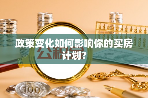 仁布政策变化如何影响你的买房计划？